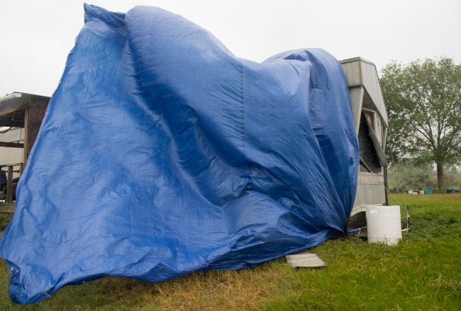 How to Keep Tarps from Billowing